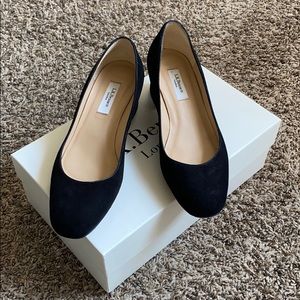 L.K Bennett suede black pump Niamh